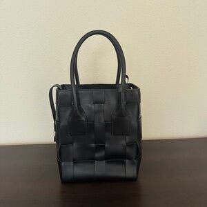 Women black leather bag Calajade